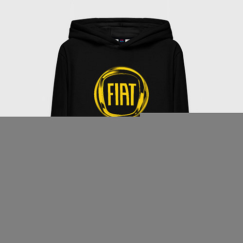 Женская толстовка FIAT logo yelow / 3D-Красный – фото 1