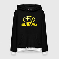 Женская толстовка Subaru logo yellow