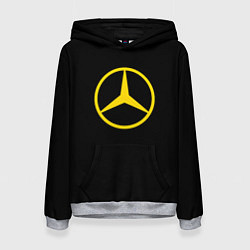 Женская толстовка Mercedes logo yello