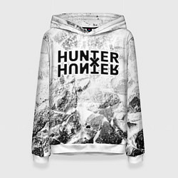 Толстовка-худи женская Hunter x Hunter white graphite, цвет: 3D-белый