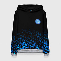 Толстовка-худи женская Napoli fc club texture, цвет: 3D-меланж