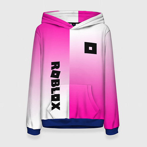 Женская толстовка Roblox geometry gradient / 3D-Синий – фото 1