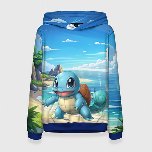 Женская толстовка Pokemon Squirtle / 3D-Синий – фото 1