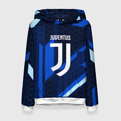 Толстовка-худи женская Juventus sport geometry steel, цвет: 3D-белый