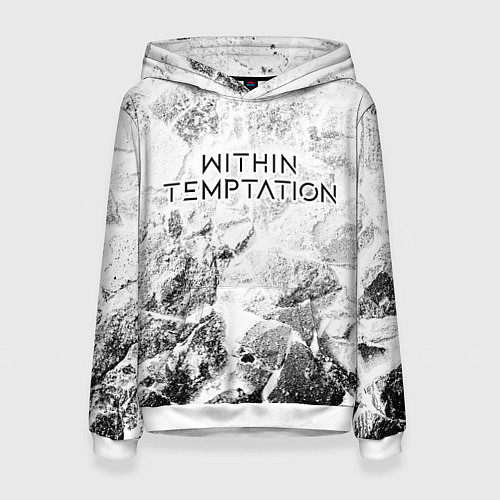 Женская толстовка Within Temptation white graphite / 3D-Белый – фото 1