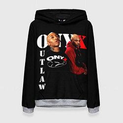 Толстовка-худи женская Onyx outlaw, цвет: 3D-меланж