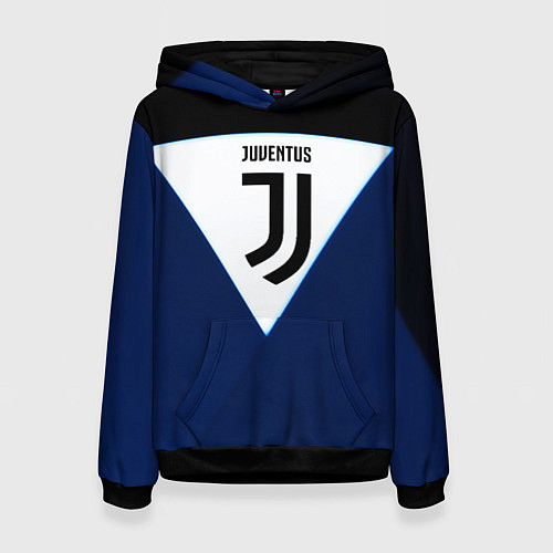 Женская толстовка Juventus sport geometry color / 3D-Черный – фото 1
