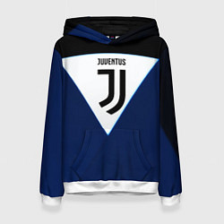 Толстовка-худи женская Juventus sport geometry color, цвет: 3D-белый