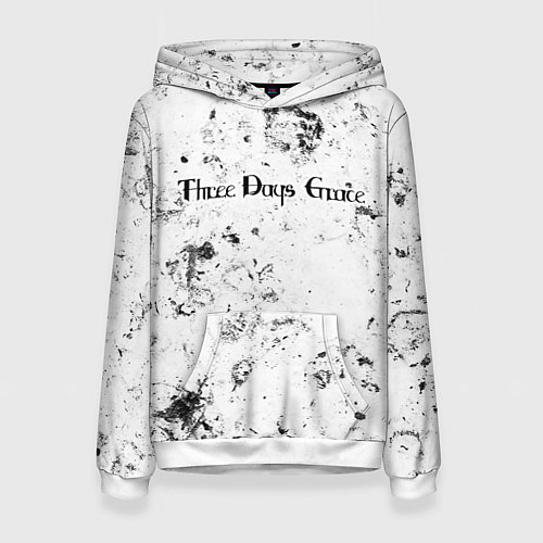 Женская толстовка Three Days Grace dirty ice / 3D-Белый – фото 1