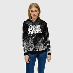 Толстовка-худи женская Friday Night Funkin black graphite, цвет: 3D-черный — фото 2