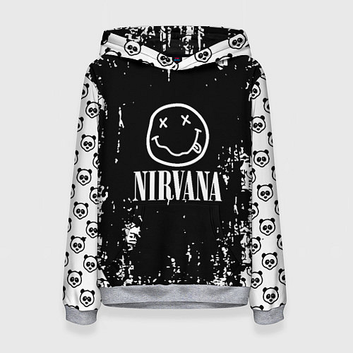 Женская толстовка Nirvana teddy / 3D-Меланж – фото 1