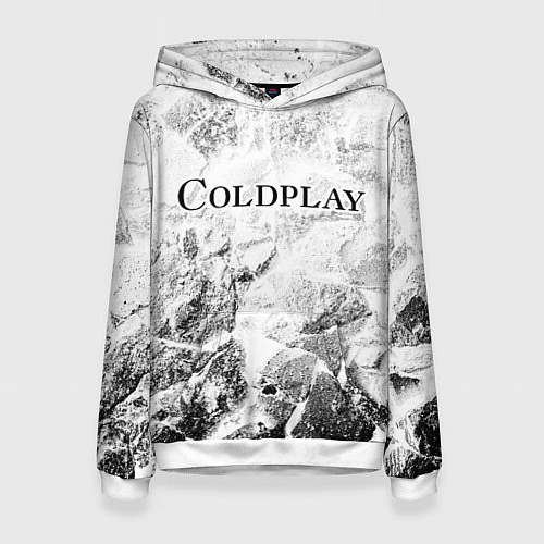 Женская толстовка Coldplay white graphite / 3D-Белый – фото 1