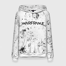 Толстовка-худи женская Warframe dirty ice, цвет: 3D-белый