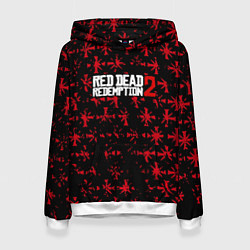 Толстовка-худи женская Red dead redemption x farcry pattern, цвет: 3D-белый