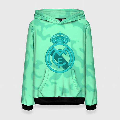 Женская толстовка Реал Мадрид камуфляж / 3D-Черный – фото 1