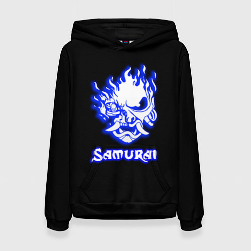 Женская толстовка Samurai logo ghost / 3D-Черный – фото 1