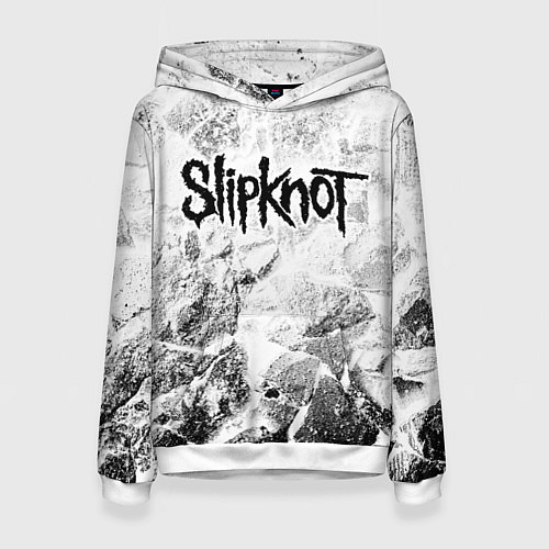 Женская толстовка Slipknot white graphite / 3D-Белый – фото 1