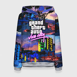 Женская толстовка GTA vice city коллаж