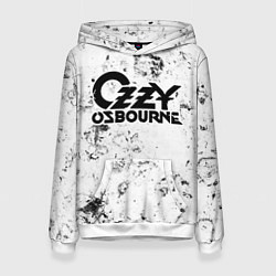 Толстовка-худи женская Ozzy Osbourne dirty ice, цвет: 3D-белый