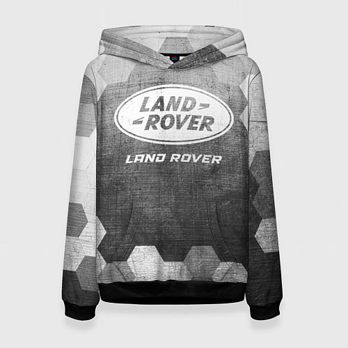 Женская толстовка Land Rover - grey gradient / 3D-Черный – фото 1