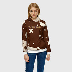 Толстовка-худи женская The Elder Scrolls retro game, цвет: 3D-белый — фото 2