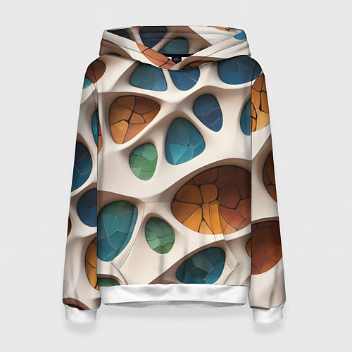 Женская толстовка Вдохновлено Антонио Гауди / 3D-Белый – фото 1