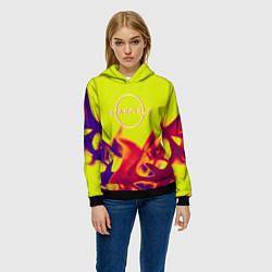 Толстовка-худи женская Starfield fire steel, цвет: 3D-черный — фото 2