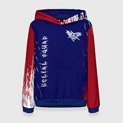 Женская толстовка Velial squad - red abstract