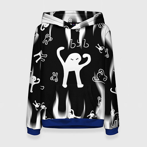 Женская толстовка Ъуъ съука mem / 3D-Синий – фото 1