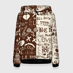 Женская толстовка Lil peep retro pattern