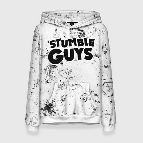 Женская толстовка Stumble Guys dirty ice / 3D-Белый – фото 1