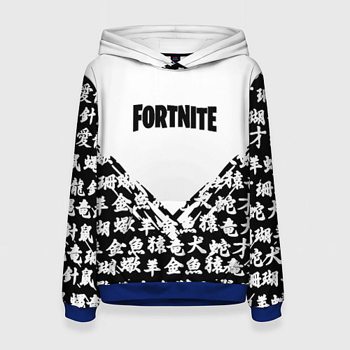 Женская толстовка Fortnite japan game / 3D-Синий – фото 1