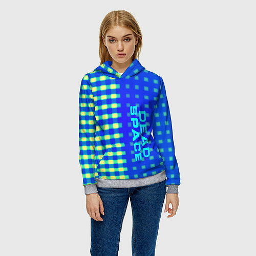 Женская толстовка Dead space текстура айзека / 3D-Меланж – фото 3