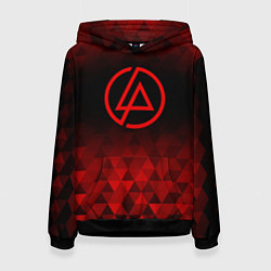 Женская толстовка Linkin Park red poly