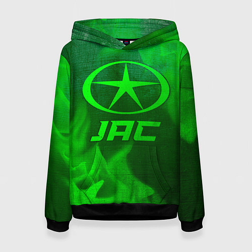 Женская толстовка JAC - green gradient / 3D-Черный – фото 1