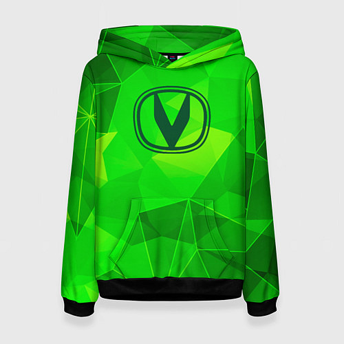 Женская толстовка Changan green poly / 3D-Черный – фото 1