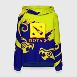 Толстовка-худи женская Dota dragon steel, цвет: 3D-синий