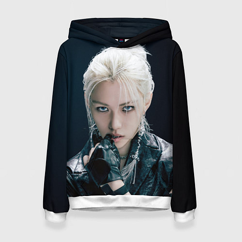 Женская толстовка Stray Kids Felix Giant concept / 3D-Белый – фото 1