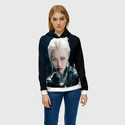 Толстовка-худи женская Stray Kids Felix Giant concept, цвет: 3D-белый — фото 2