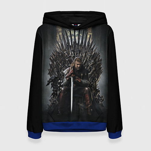 Женская толстовка Нед Игра престолов / 3D-Синий – фото 1