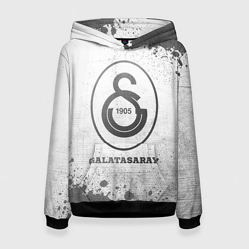 Женская толстовка Galatasaray - white gradient / 3D-Черный – фото 1