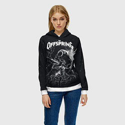 Толстовка-худи женская The offspring Supercharged, цвет: 3D-белый — фото 2