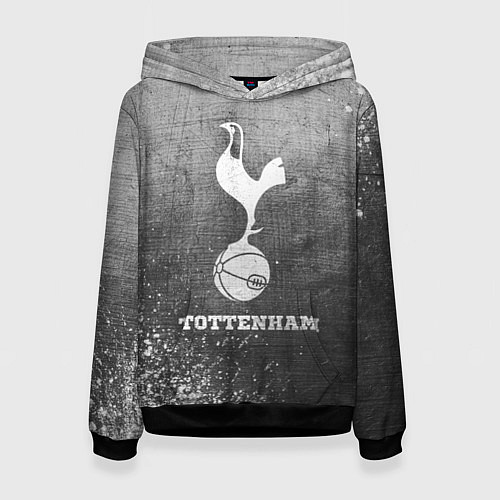 Женская толстовка Tottenham - grey gradient / 3D-Черный – фото 1