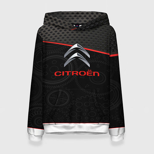 Женская толстовка Citroen auto car / 3D-Белый – фото 1