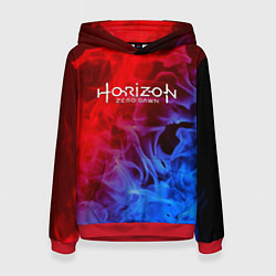 Толстовка-худи женская Horizon zero dawn fire gradient, цвет: 3D-красный