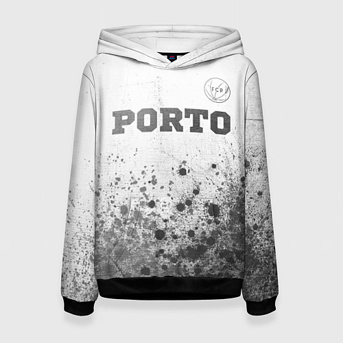 Женская толстовка Porto - white gradient посередине / 3D-Черный – фото 1