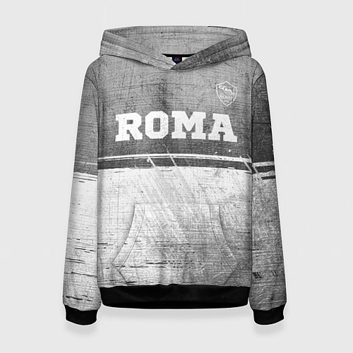 Женская толстовка Roma - grey gradient посередине / 3D-Черный – фото 1