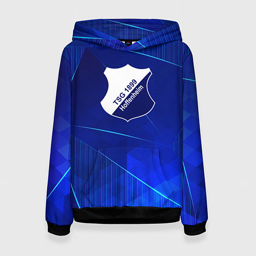 Женская толстовка Hoffenheim blue poly / 3D-Черный – фото 1