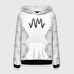 Толстовка-худи женская Arctic Monkeys white poly, цвет: 3D-черный