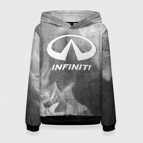 Женская толстовка Infiniti - grey gradient / 3D-Черный – фото 1